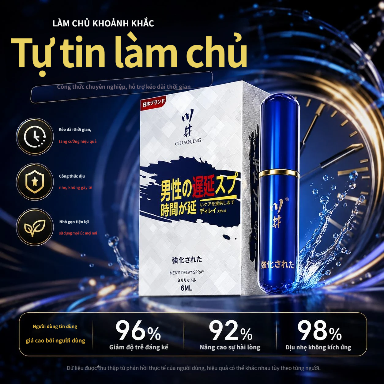 Kawai – Chai Xịt Liên Tiếp Chai Màu Xanh Dương main